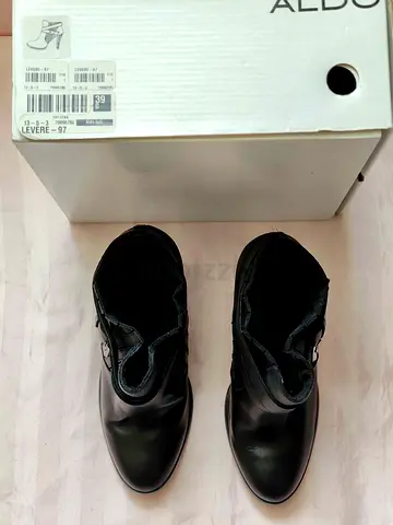 Aldo women real leather high heels boots size 39 for 100 AED.