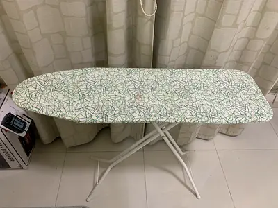 Used Standard Ironing Board with Cover - Good Condition