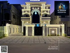 A luxurious villa for sale, combining elegance, comfort, and an ideal location in one of Ajman's