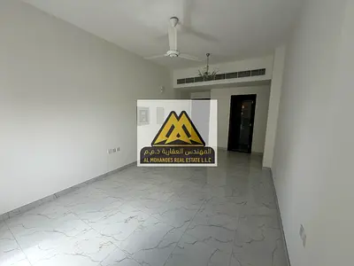 متاح للإيجار بالمويهات 3 شقة واسعة غرفتين وصالة حمامين بـ 39 ألف قرب محمد بن زايد