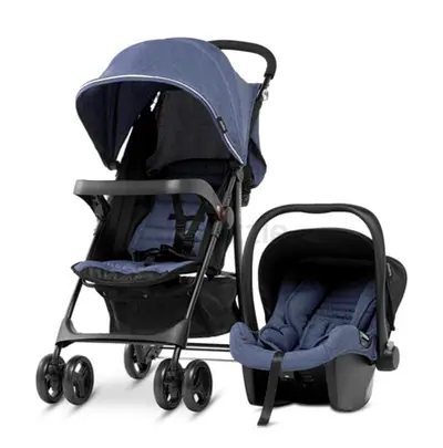 Lightweight pram stroller with infant car seat (travel system) - New box