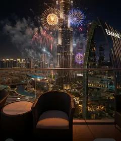 Elegant 2BHK - Full Burj  Fountain View