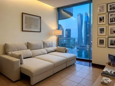 IKEA Esklstuna L Shape Sofa Bed Beige Excellent condition