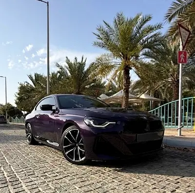 BMW M240i Abu Dhabi, Purple BMW for sale, BMW 2 series UAE, M240i 2028 Warranty