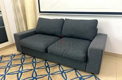 Dark Grey 2-Seater Sofa convertible