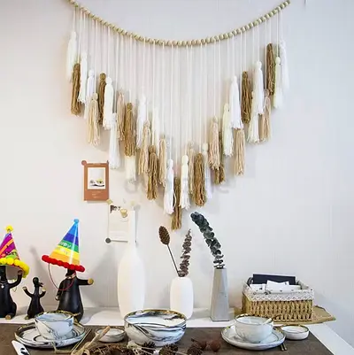 Handmade boho Wall Hanging Macrame Decor