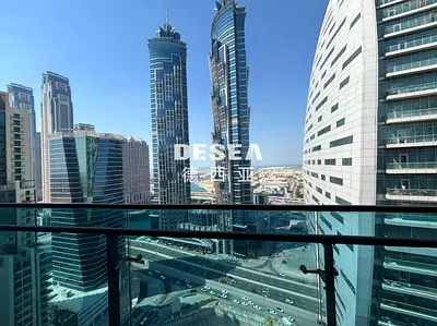 شقة استوديو | برج ميرانو | شرفة مطلة على القناة والبحر