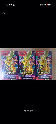 Three Pokémon TCG — Ascended Heroes Booster Boxes (sealed)