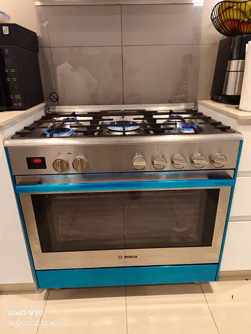 Free delivery Bosch series 8 top gas oven electric cooker with dual fan 90x60 cm