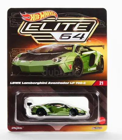 Hot Wheels Elite 64 LBWK Lamborghini Aventador LP 700-4 card No.21
