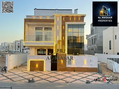فيلا مودرن طابقين وروف تكيف مركزي تملك حر السعر شامل المكيفات ورسوم التسجيل