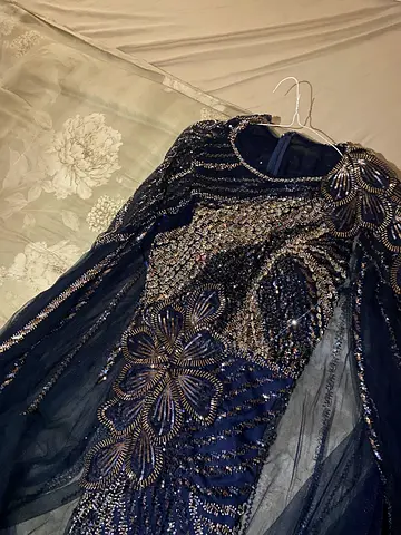 Fancy mermaid embroidery dress