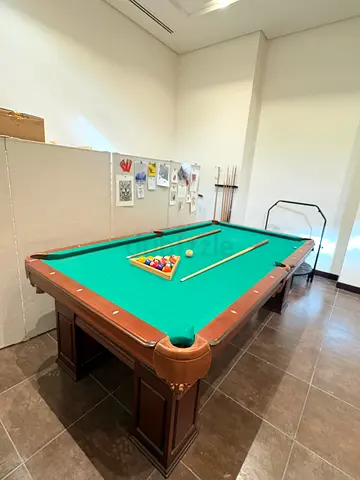 8ft Interpool solid-slate Pool Table with Accessories