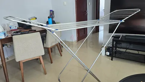 Foldable Stainless Steel Drying Rack - Lightweight,