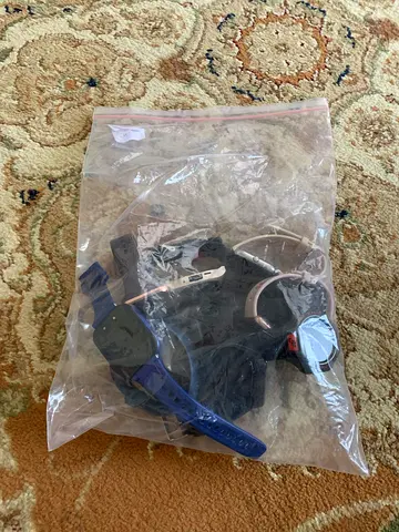 Bundle of used smartwatches and fitness bands - mixed brands, for parts or repair