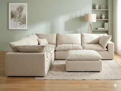 2XL feather filled modular sofa