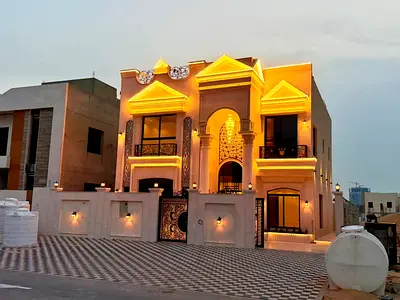 فيلا فاخرة في أرقى وأجمل مناطق عجمان بموقع مميز جداً وقريبة من جميع الخدمات، شاملة المكيفات، من المالك مباشرة مع خصم مميز للعميل الكاش