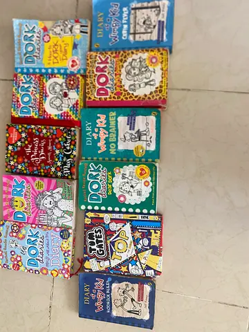 Collection of Diary of a Wimpy Kid and Dork Diaries Books - Kids Chapter Books Set