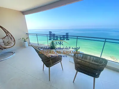 Fully Renovated 3BR + Maids Room || Direct Beach View || Chiller Free || Private Beach Access || All Amenities Free