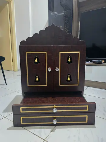 Stunning Handcrafted Solid Wood Mandir - Flawless Condition URGENT SALE