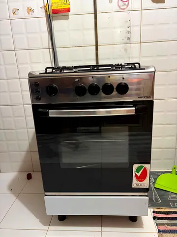 4-Burner Krypton Gas Stove with Oven - with Warranty