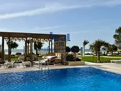 Private Beach || Luxurious 2BR Converted To 3BR || Beach View || Chiller Free || Parking Free || All