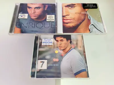 3 Enrique Iglesias Music CD’s
