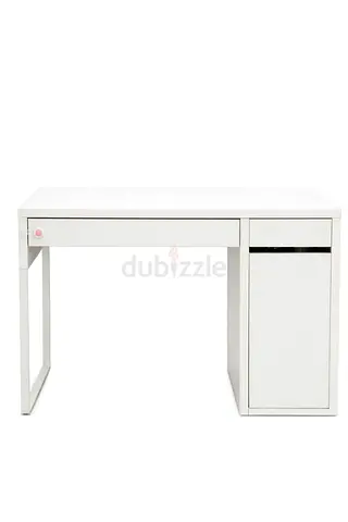 Office / Study Table with Drawer  Cabinet – White – Good Condition