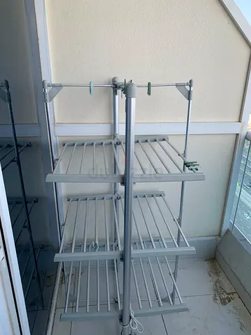 Foldable Indoor/Outdoor Clothes Drying Rack - Large, Sturdy