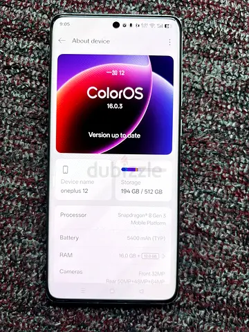 OnePlus 12 - 512GB, 16GB RAM, ColorOS (Excellent Condition)