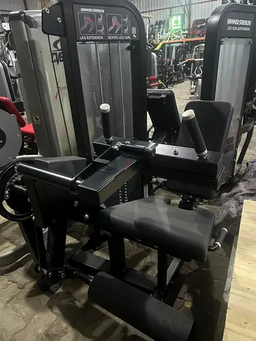 Commercial Leg Extension / Seated Leg Curl Machine - Heavy Duty Gym Equipment