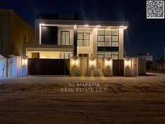 Luxury villa for sale in Al Rawda | 5,000 sq ft | 5 master bedrooms | Spacious living room and majli