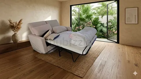 IKEA vimle two seater sofa bed Beige Good condition