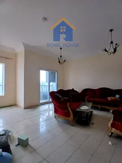 For rent in Sharjah – Al Qasba Two-bedroom apartment + living room + storage room Prime location i