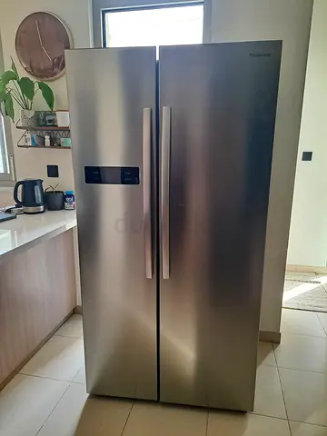 Samsung Stainless Steel Side-by-Side Refrigerator - Good Condition
