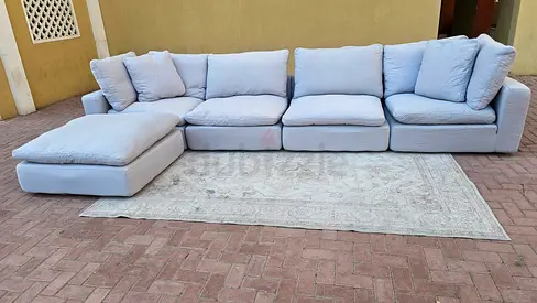 Cloud loom collection Sofa and Ottoman