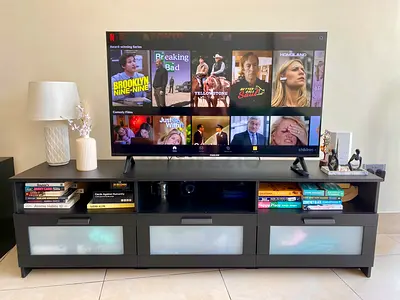 50” Smart TV and TV stand