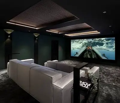 Luxury Home Cinema Design, Ceiling  Complete Fitout