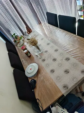 Only dining table without chairs - good condition