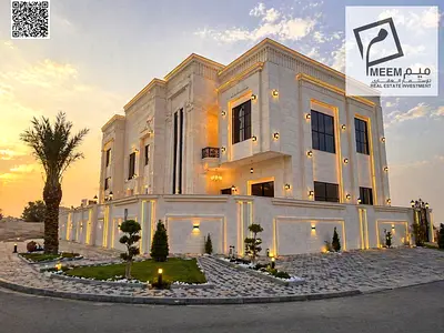 فيلا زاوية كلاسيك للبيع في الحليو 2 عجمان موقع مميز مع مسبح ورووف ومساحات واسعة