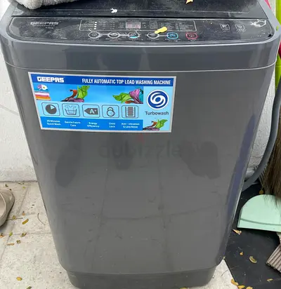 Geepas Fully Automatic Top Load Washing Machine - 7kg (Used, Good Working Condition)