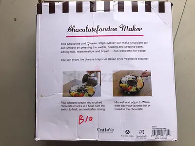 Chocolate Fondue Maker - Cest La Vie (new)