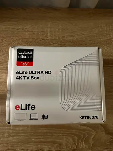 Etisalat eLife Ultra HD 4K TV Box (KSTB6078) - New in Box