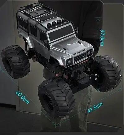Radio-controlled SUV Double Eagle Land Rover Defender D110 Bigfoot 1/6 4WD 2.4G RT (60x41.5x37 cm)