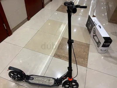 Foldable Adult Kick Scooter with Large Wheels - Good Condition