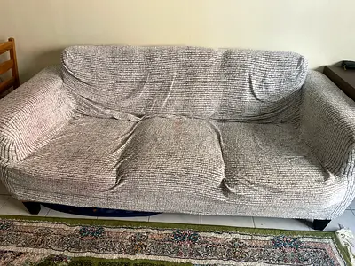 3-seater fabric sofa with removable cover- Model -Homebox-Movo hotelya 3 seater Fabric sofa