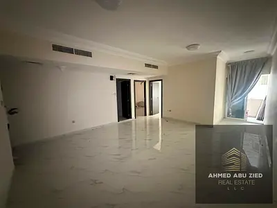 2 bhk apartment - large space - open view - balcony - 2 bathrooms - good price - for annual rent in al magaz 2 area - near to all services and exits .
