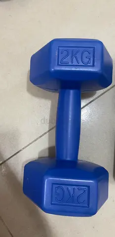 Single 2kg Vinyl Dumbbell - Good Condition