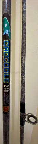 Premium Fishing Rod 2 section solid 2.4 m for Sale - Catch Your Next Big One! Crocodile brand