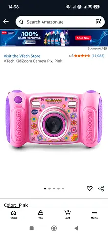VTech KidiZoom Camera Pix, Pink